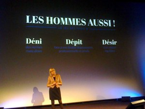 Brigitte Grésy à Lyon le 22 novembre 2012 à Lyon "Le sexisme, c'est pas mon genre"