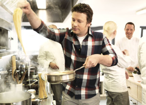 Jamie Oliver cooking. By Scandic Hotel (CC. BY 3.0)