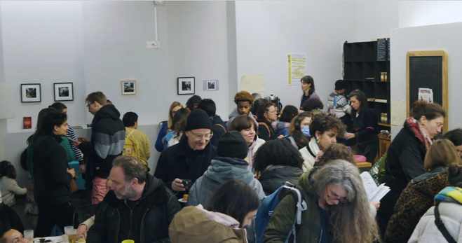 Pause-détente à l'espace-café
