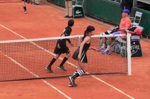 Ramasseurs de balles à Roland-Garros en 2015. Crédits : Raphaël Jullien, libre de droit