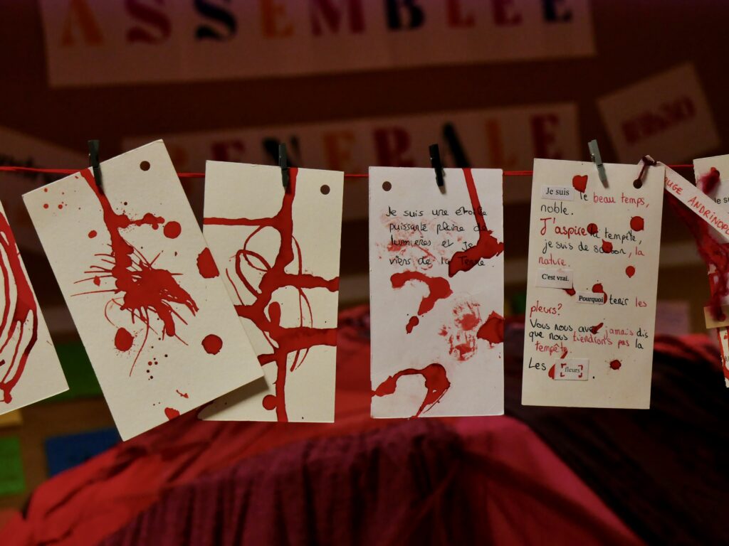 Festival Tente rouge cartes